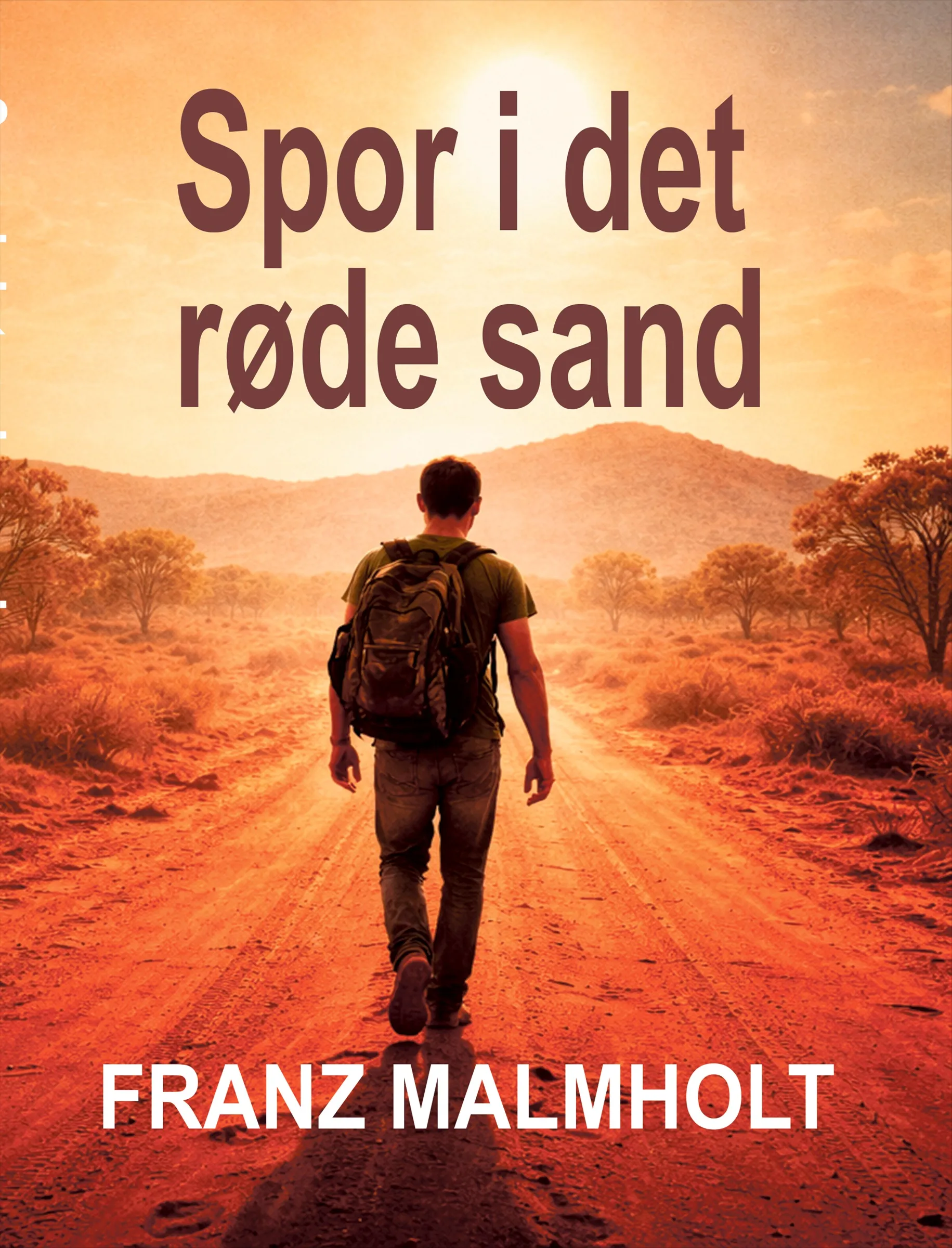 Omslag til Spor i det røde sand